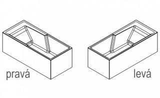 Акриловая ванна Riho Still Shower Fall Plug and Play B103022005 R заполнение через перелив 180х80см белый